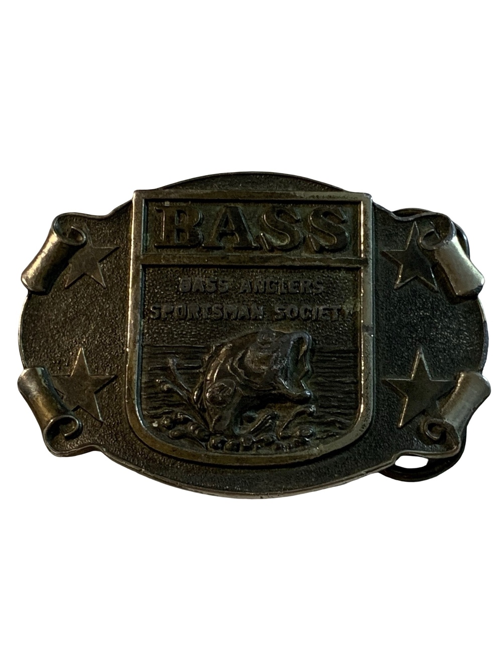 Vintage BASS Anglers Sportsman Society Belt Buckle Great American Buckle